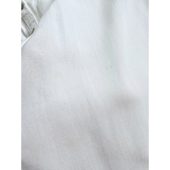 L*SPACE Pacifica White Rayon Button Up Shirt Dress Tunic Cover-Up, Size XS/S - Picture 11 of 14